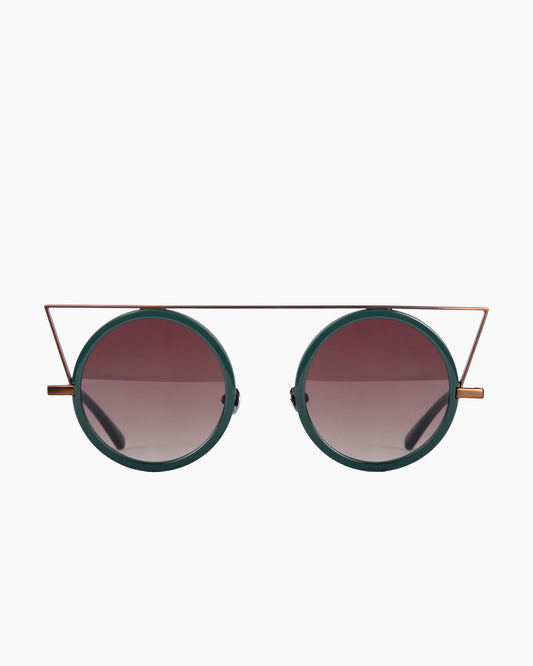 Gamine - QuadrilateroS - Copper/DarkGreen | Bar à lunettes