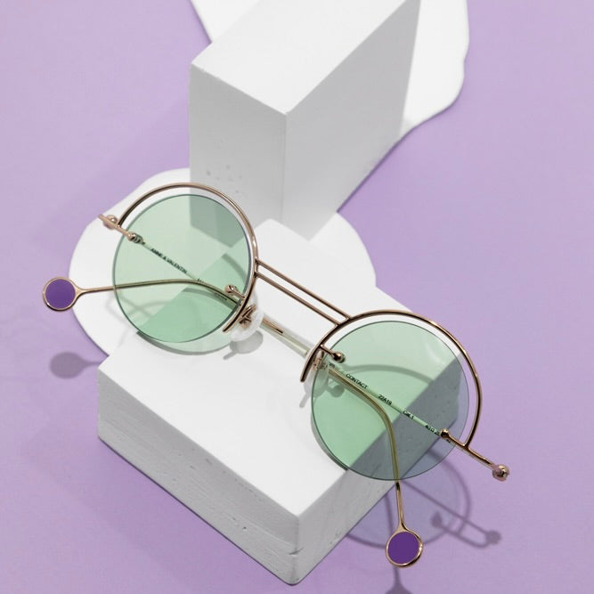 Lunette solaire en métal pour femmes Anne et Valentin BAR À LUNETTES