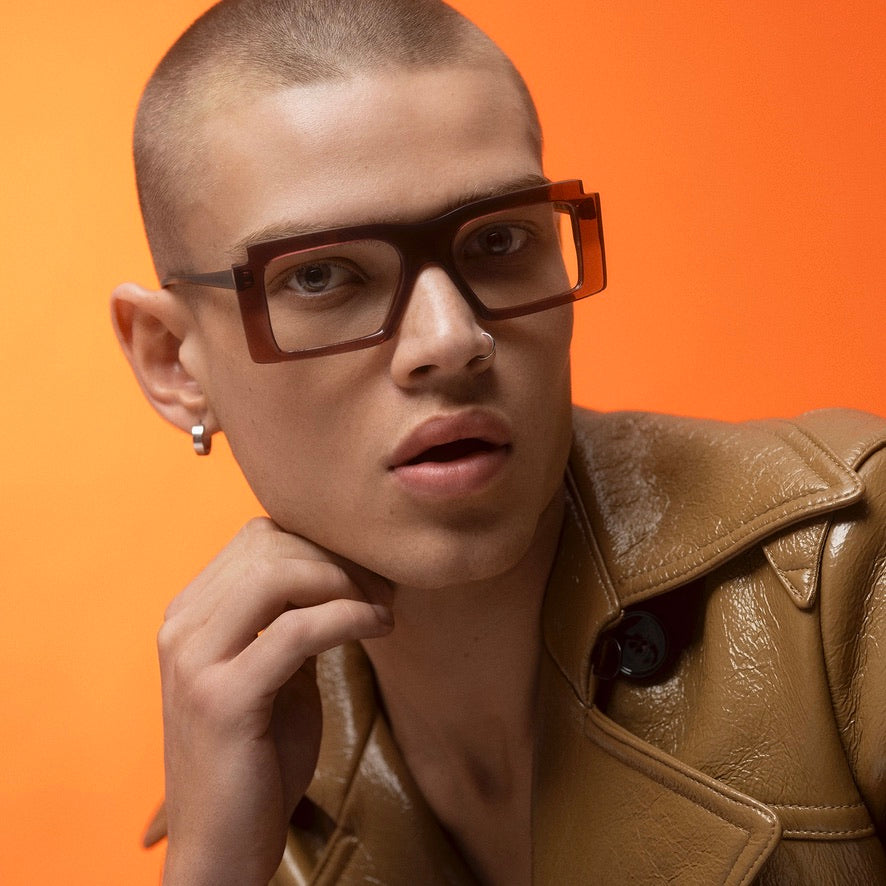 Lunette de vue pour homme en plastique par Marie-Sophie Dion BAR À LUNETTES