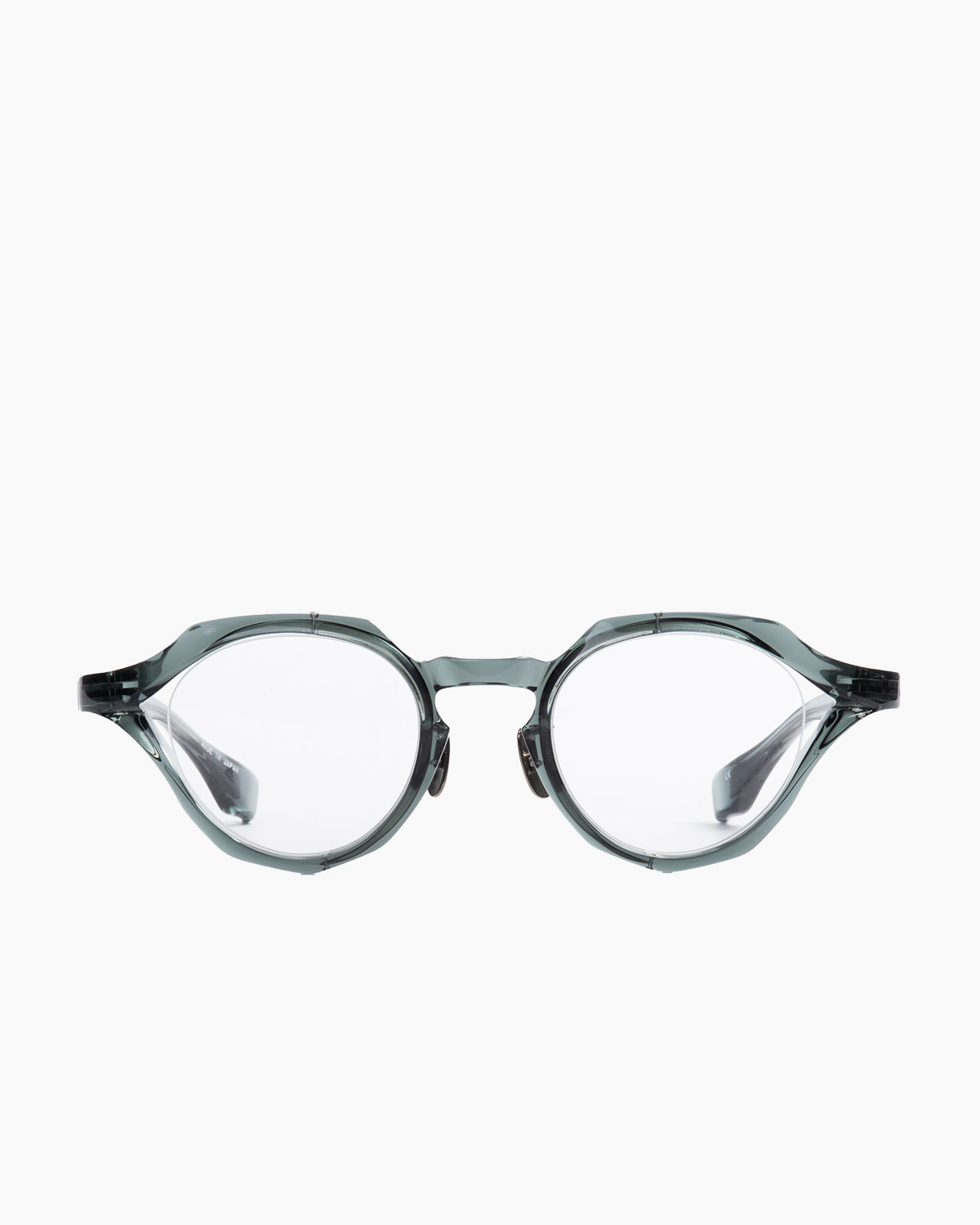 grey plastic oval eyeglasses by Factory 900 model , front view, lunettes de vue gris ovale