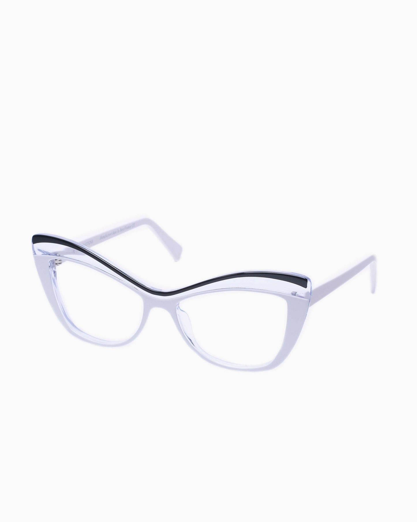 TRACTION - PEGGY - WhiteBlack | glasses bar