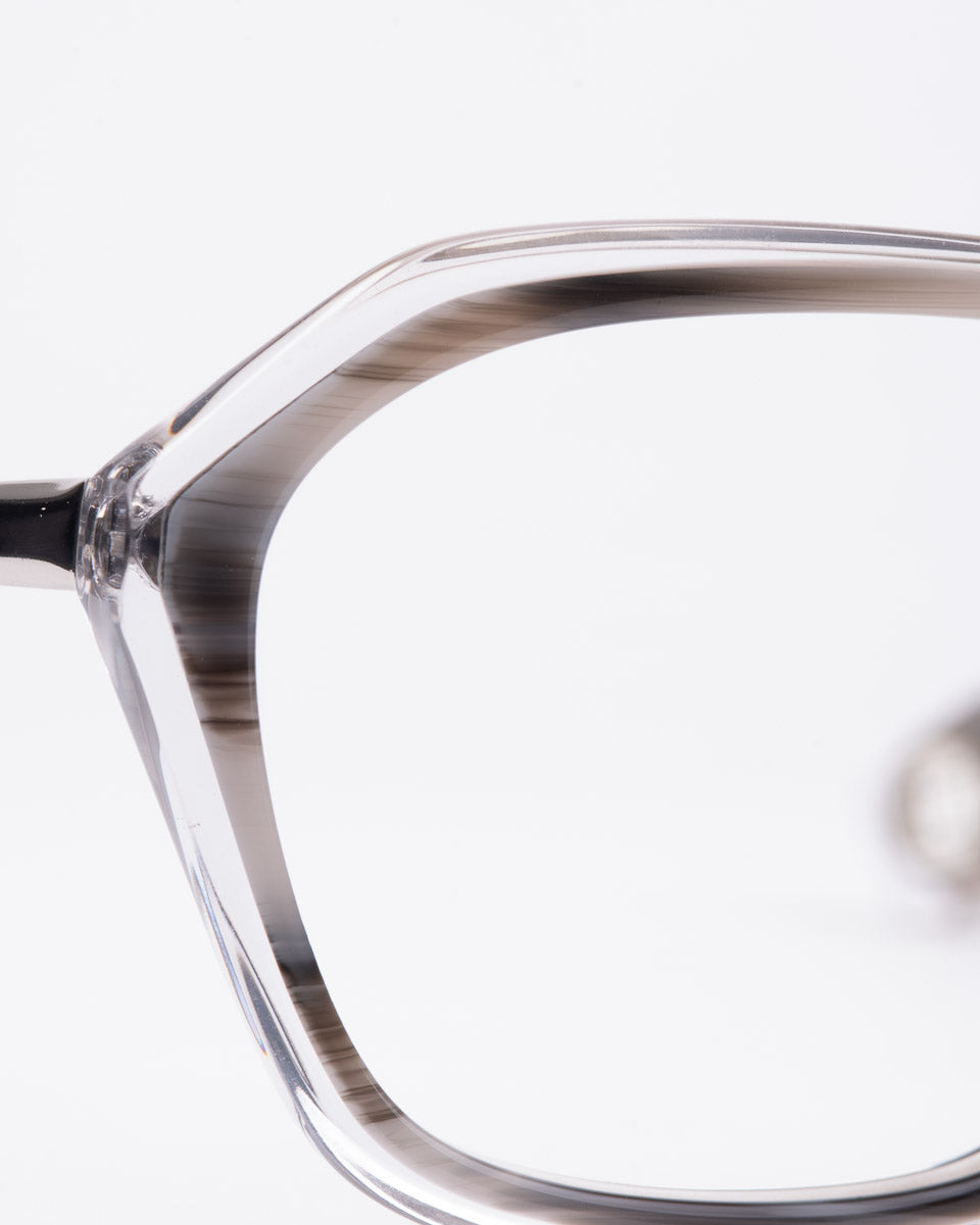Blake Kuwahara - Gilbert - Gray horn | glasses bar:  Marie-Sophie Dion