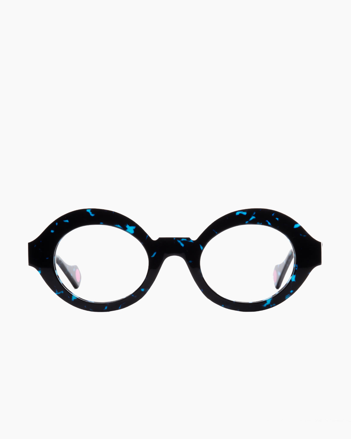 tortoise plastic oval eyeglasses by Anne et Valentin model Boca, front view, lunettes de vue ovale couleur écaille de tortue
