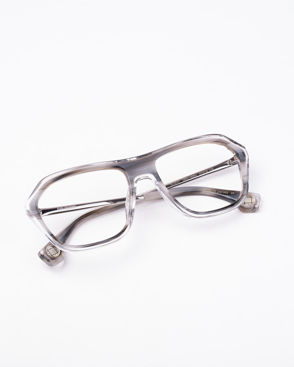 Blake Kuwahara - Gilbert - Grey horn | Bar à lunettes