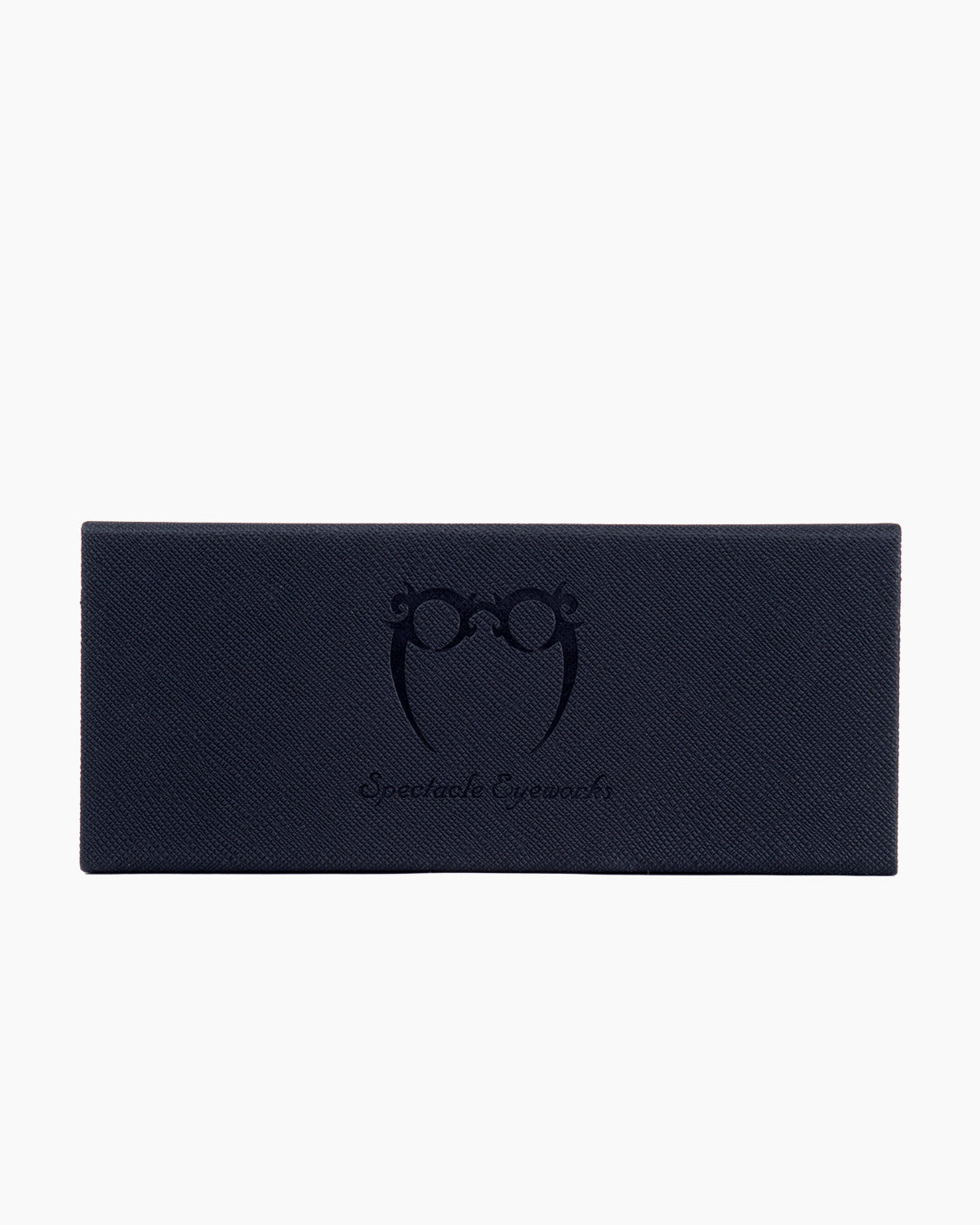 grey plastic rectangle eyeglasses by Spectacleeyeworks model yolanta, front view, lunettes de vue rectangle couleur gris