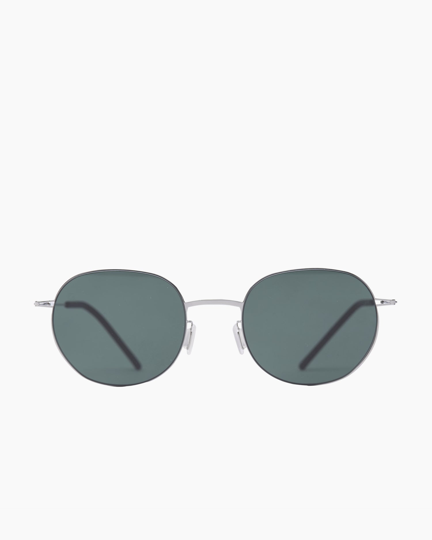 green metal round  sunglassesby monogram model MF001S, front view, lunettes de vue Vert rond