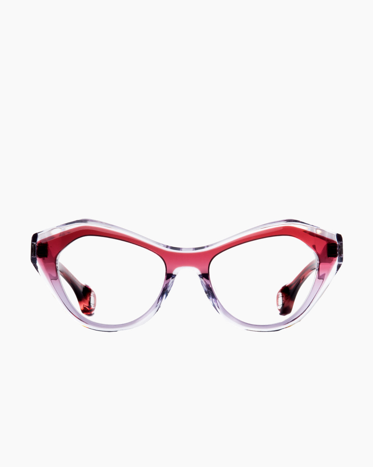 Blake Kuwahara - Valerio - burgundy fade | Bar à lunettes:  Marie-Sophie Dion