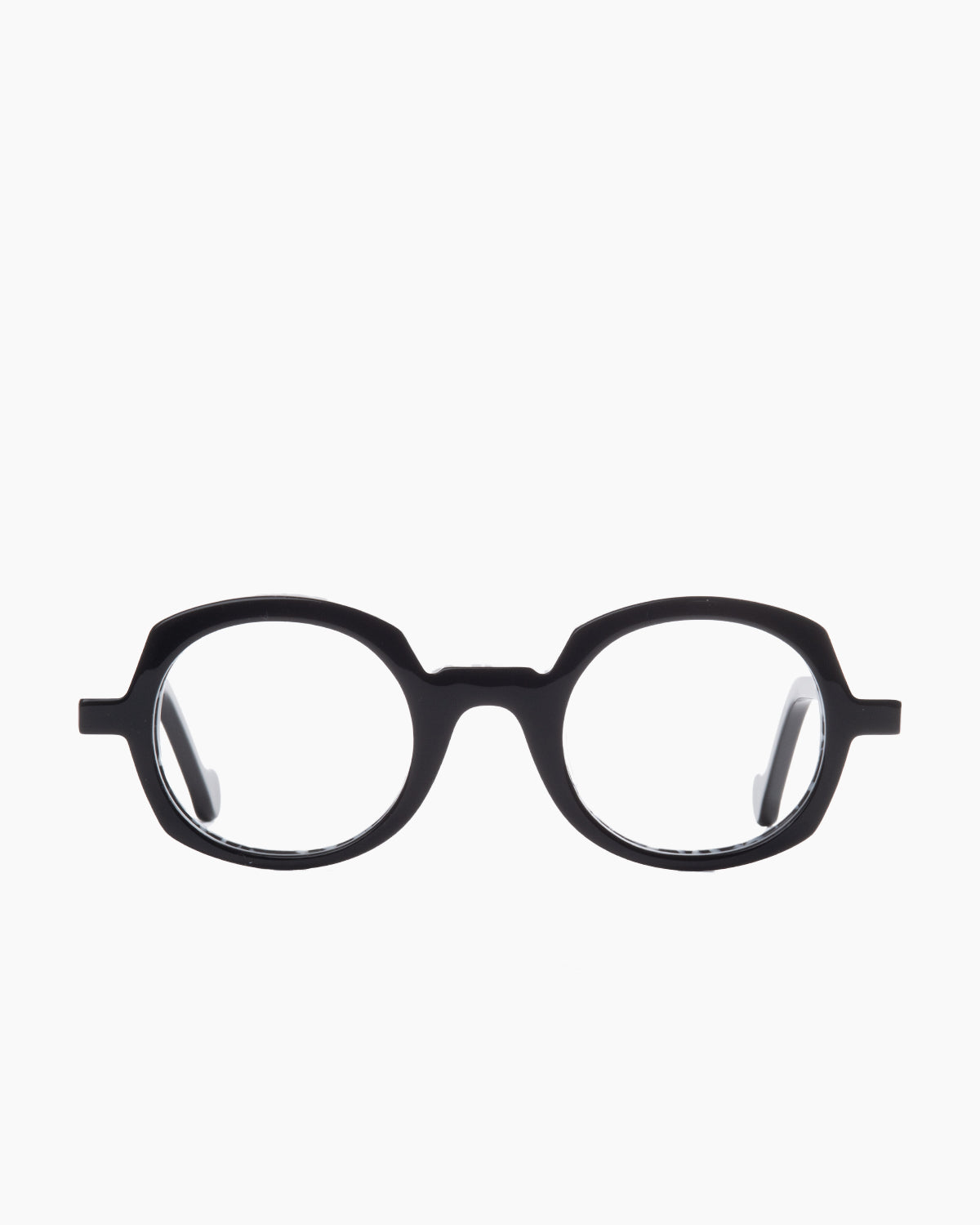 black plastic round eyeglasses by Anne et Valentin model Ada, front view, lunettes de vue rond couleur noir
    >
  </div>
  <button class=