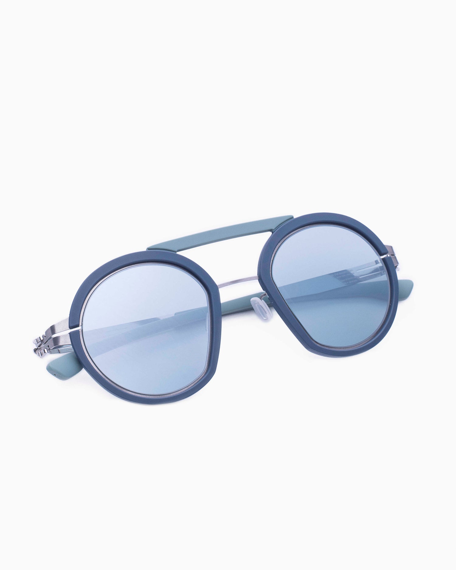 Ic Berlin - thesupervillain - chrome-blue-mint | glasses bar:  Marie-Sophie Dion